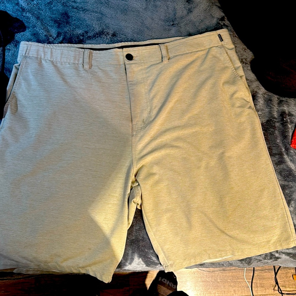 Veece Company shorts that were bought at the buckle.